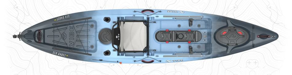 Vibe Sea Ghost 130 Fishing Kayak Vibe Sea Ghost 130 Fishing Kayak